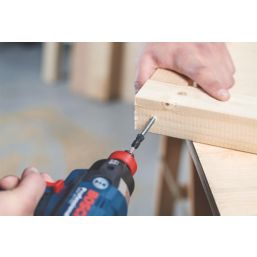 Bosch Pro 1/4" 55mm Hex Shank PZ2 Impact Screwdriver Bits 15 Pieces