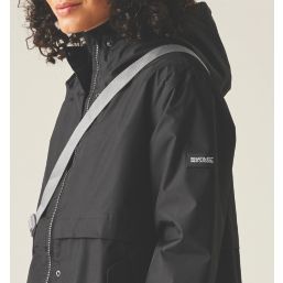 Regatta Brielly Waterproof Womens Jacket Black Size 18