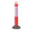 Mottez  High Visibility Bollard with Chain Eye 800mm