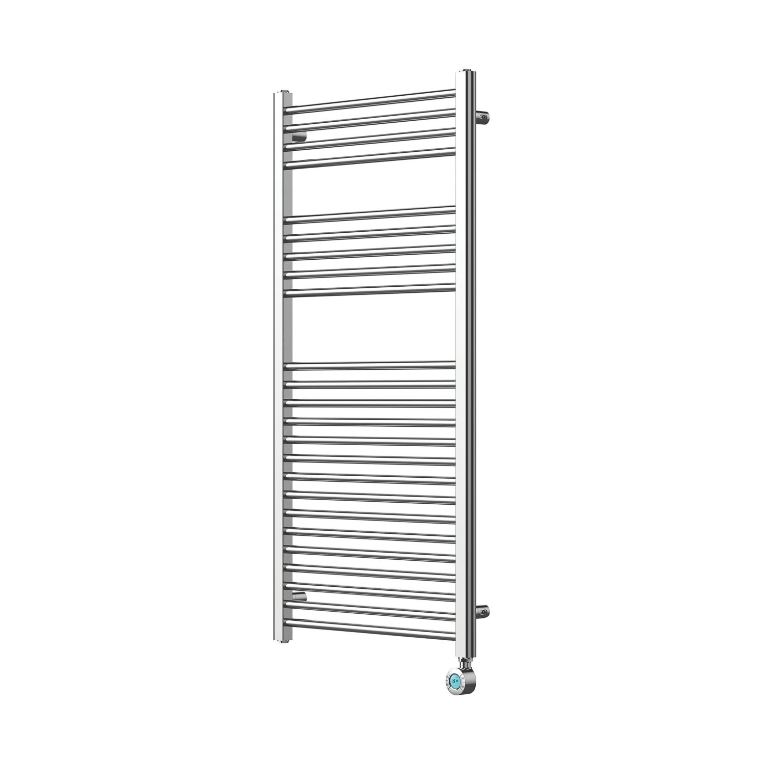 Flomasta 1200mm x 600mm 1364BTU Chrome Flat Electric Towel Radiator (865CL)