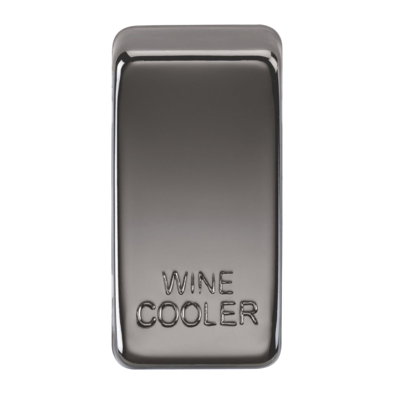 Knightsbridge 'WINE COOLER' Switch Cover Black Nickel (865CT)