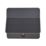 Lutec Aleta Outdoor LED Solar Wall Light With PIR Sensor Dark Grey 1100lm