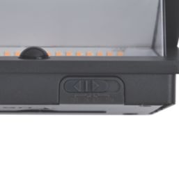 Lutec Aleta Outdoor LED Solar Wall Light With PIR Sensor Dark Grey 1100lm