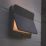 Lutec Aleta Outdoor LED Solar Wall Light With PIR Sensor Dark Grey 1100lm