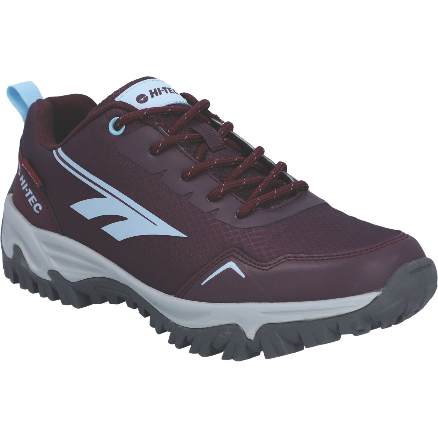 Hi-Tec Jaguar Sport Size 7 Womens Red Waterproof Non Safety Trainers (865EK)