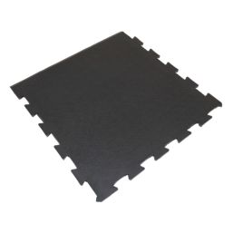 COBA Sport Tile End Piece Leisure Mat  Black 61cm x 61cm