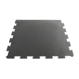 COBA Sport Tile End Piece Leisure Mat  Black 61cm x 61cm