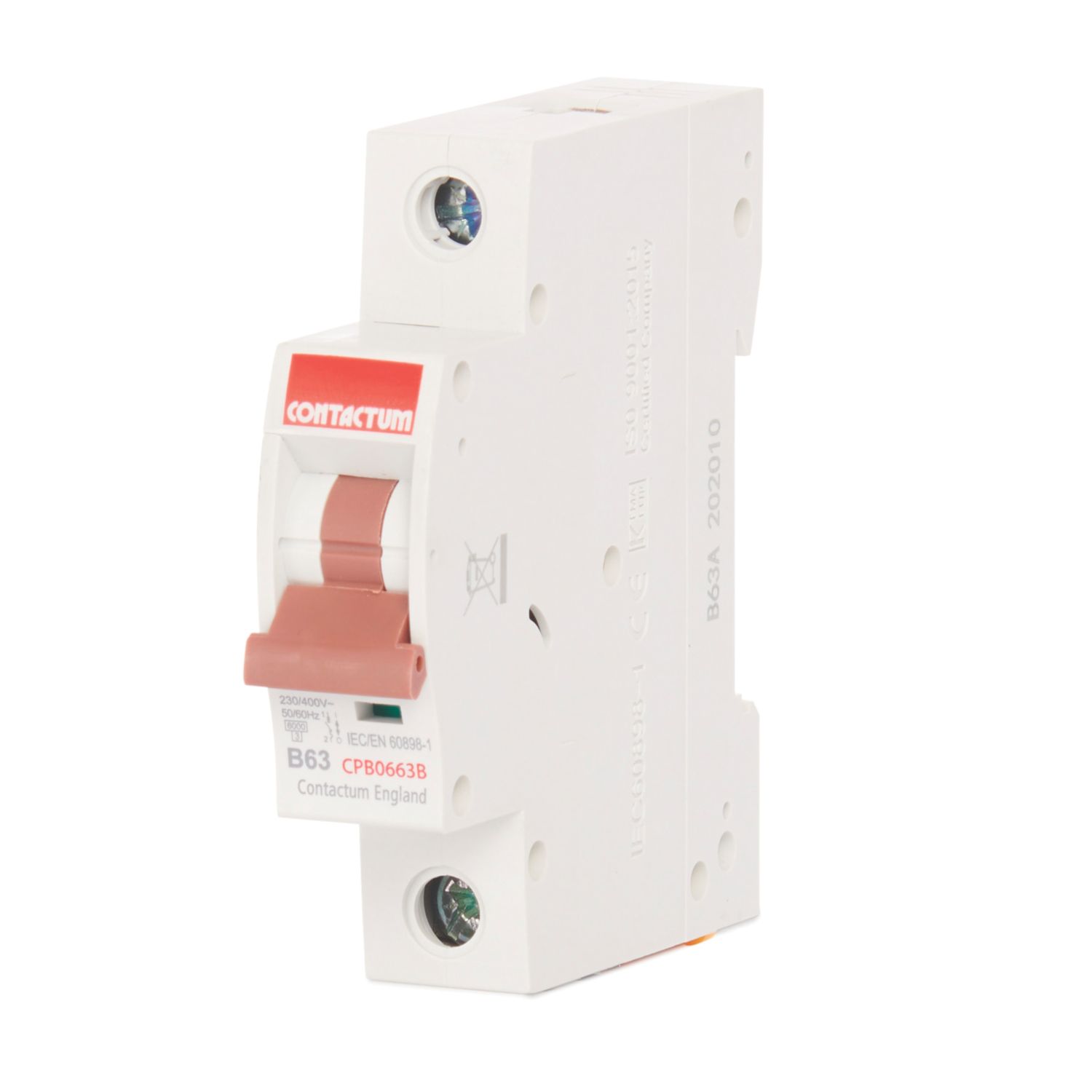 Contactum Defender 63A SP B Curve MCB (865HE)