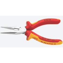 Knipex  VDE Snipe Nose Side Cut Pliers 6" (160mm)