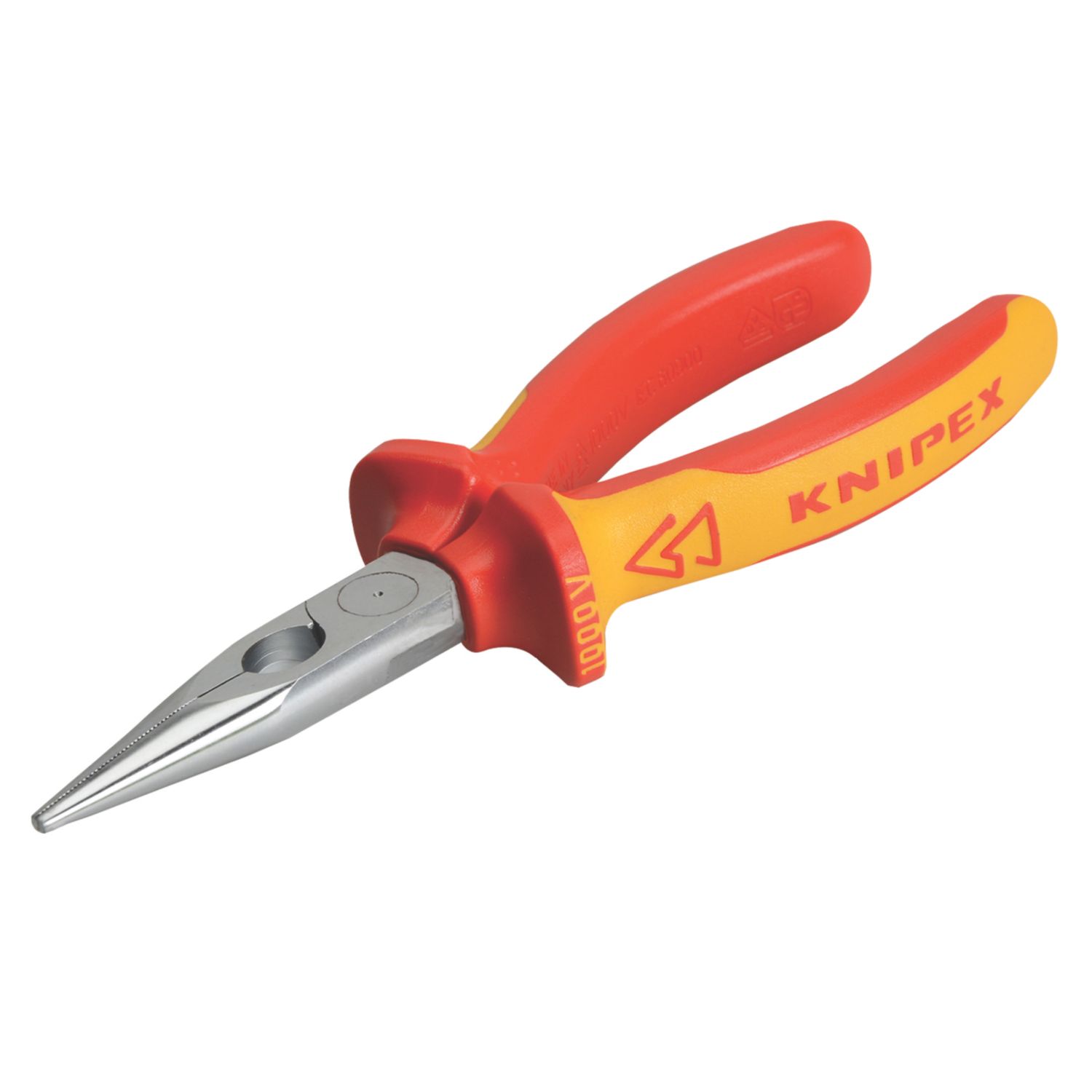 Knipex VDE Snipe Nose Side Cut Pliers 6" (160mm) (865HL)
