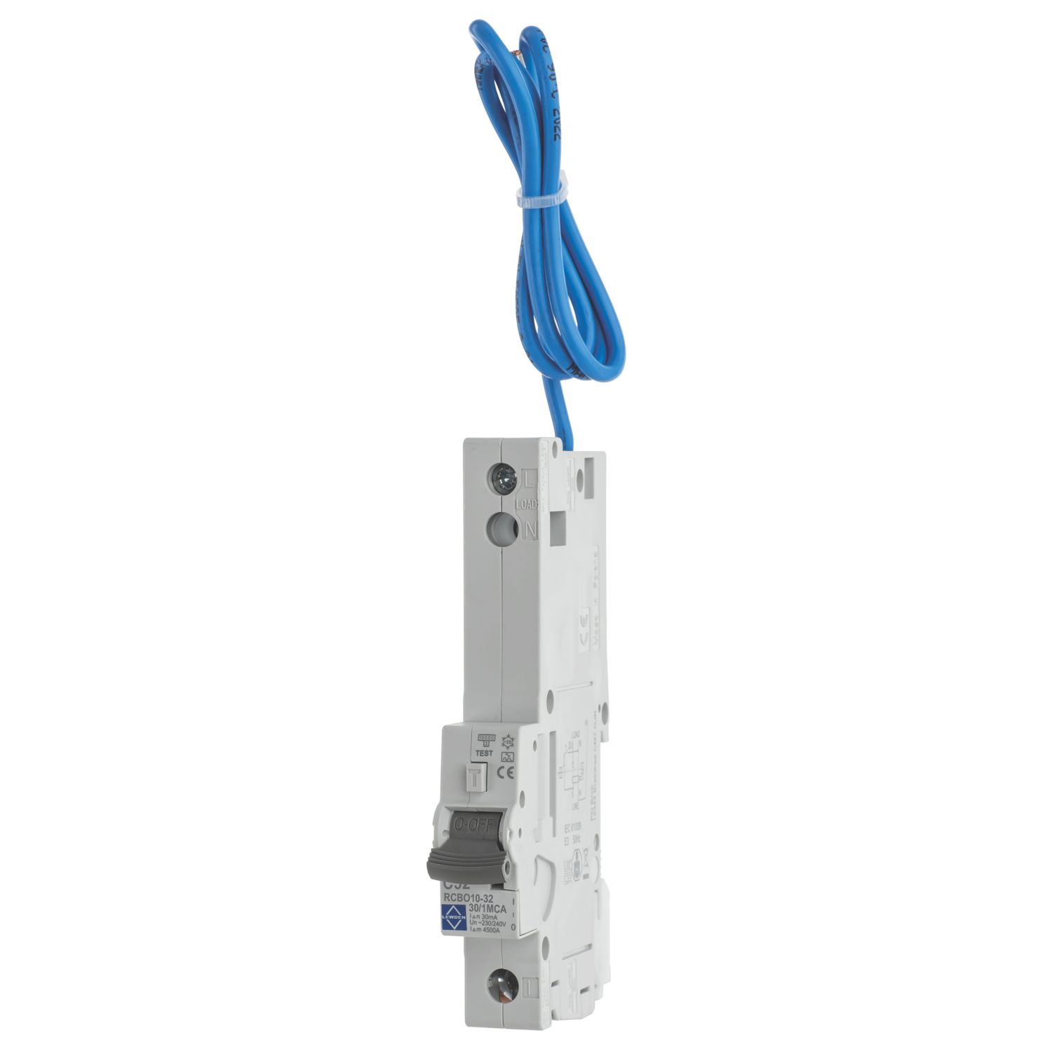Lewden 32A 30mA Type A SP C Curve RCBO (865HM)