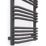 Terma 1580mm x 500mm 2706BTU Dark Grey Curved Designer Towel Radiator