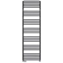 Terma 1580mm x 500mm 2706BTU Dark Grey Curved Designer Towel Radiator