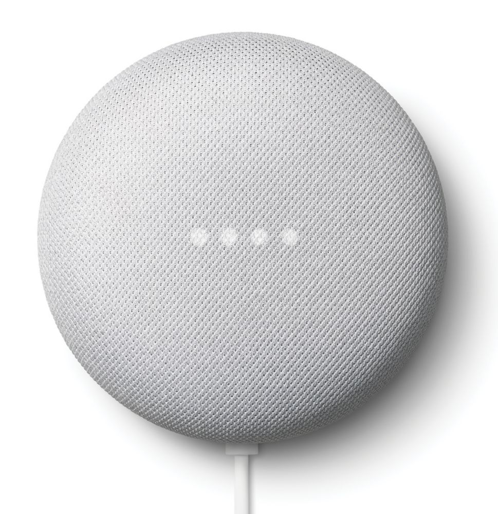 Google Nest Mini Voice Assistant Chalk - Screwfix