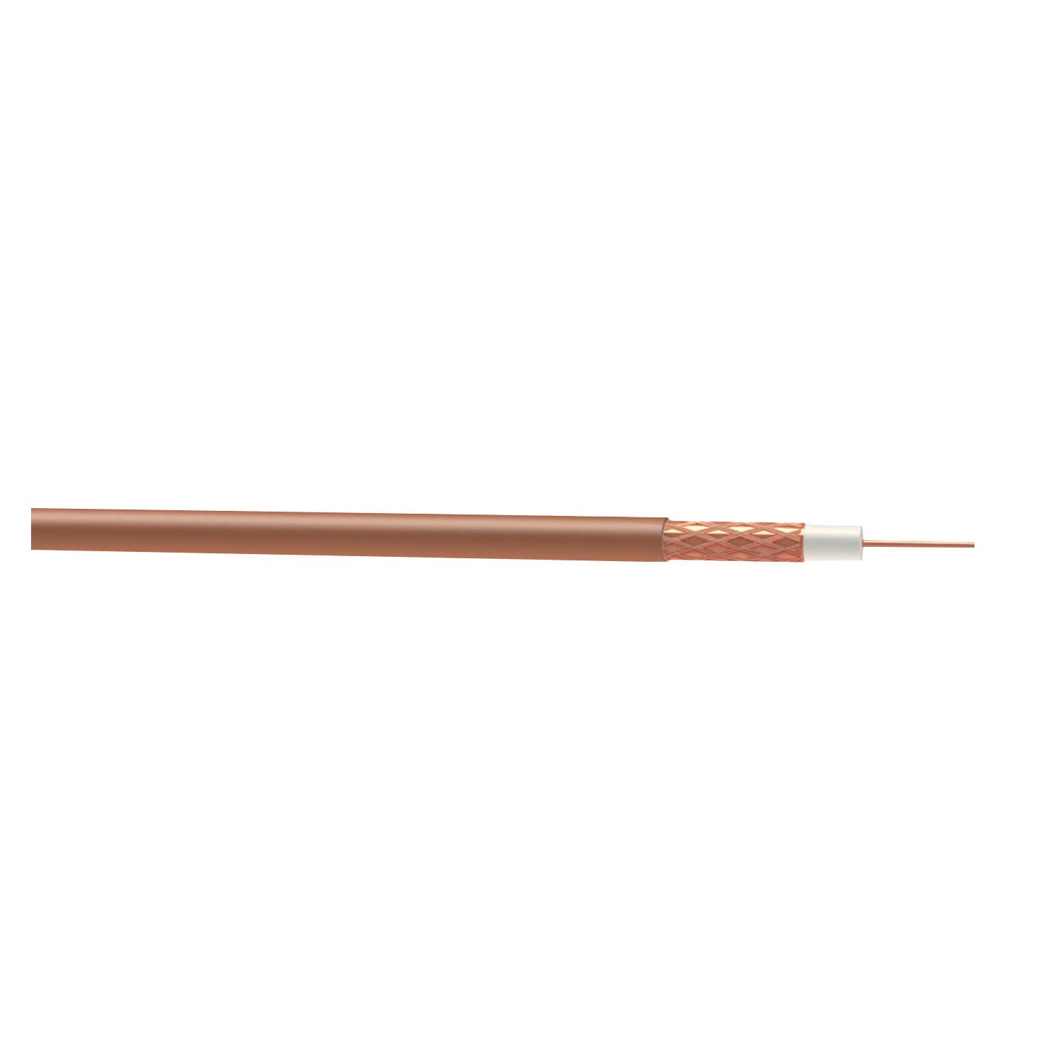 Time GT100 Brown 1-Core Round Coaxial Cable 100m Drum (865JY)