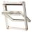 Keylite  Manual Centre-Pivot White Painted Timber Double-Glazed Roof Window Clear 550mm x 980mm