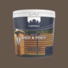 Fortress  9Ltr Dark Oak Shed & Fence Stain