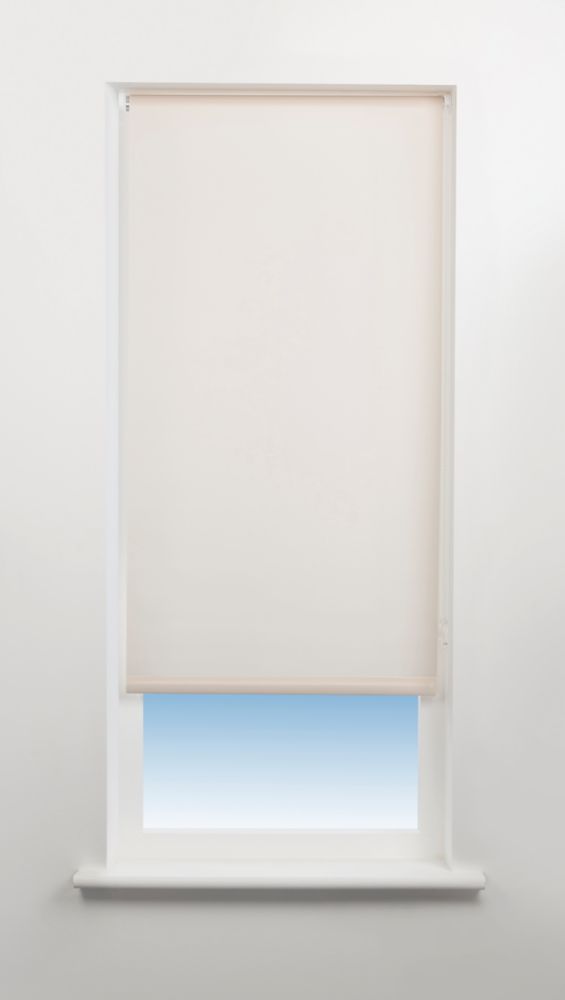 Universal Polyester Roller NonBlackout Blind Almond 600 x 1700mm Drop