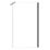 Triton Neo  Frameless Showerwall  Black 800mm x 2000mm