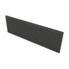 Ximax Oceanus 595mm x 1800mm 5635BTU Anthracite Horizontal Designer Radiator