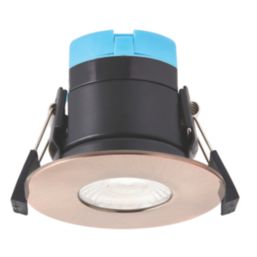 Spa Rhom Fixed  Fire Rated LED Downlights Copper 8W 900lm 4 Pack