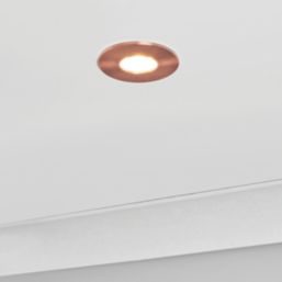 Spa Rhom Fixed  Fire Rated LED Downlights Copper 8W 900lm 4 Pack