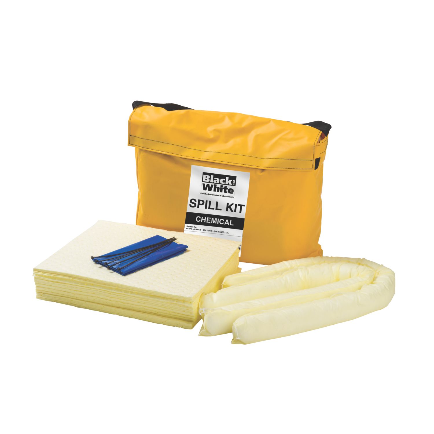 Lubetech Black & White 50Ltr Chemical Spill Response Kit (86652)