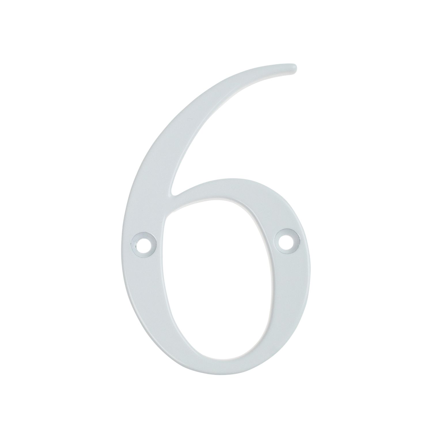 Fab & Fix Door Numeral 6, 9 White 80mm (8666P)