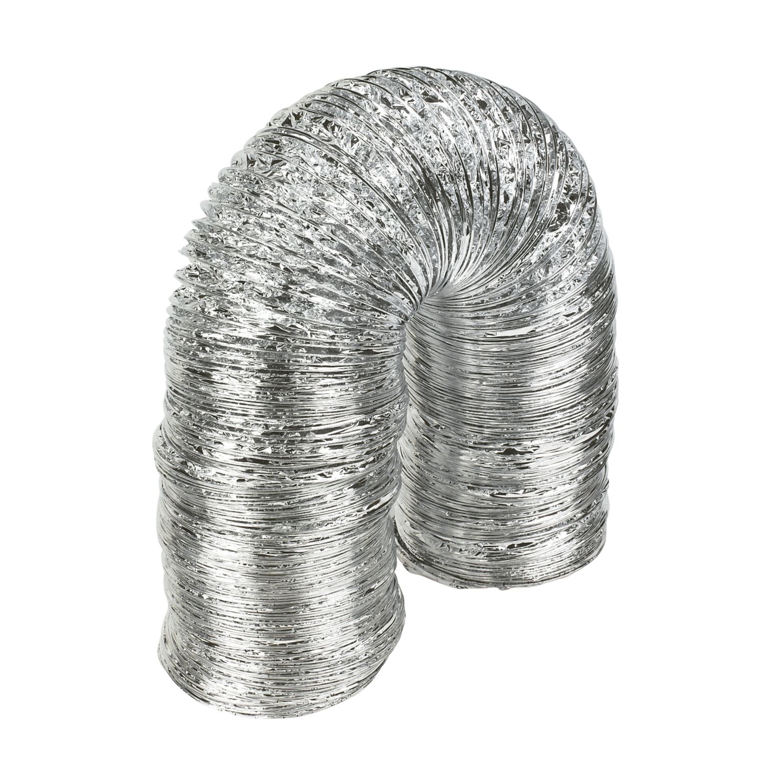 Manrose Aluminium Laminated Flexible Ducting Hose Silver 10m x 152mm (86676)