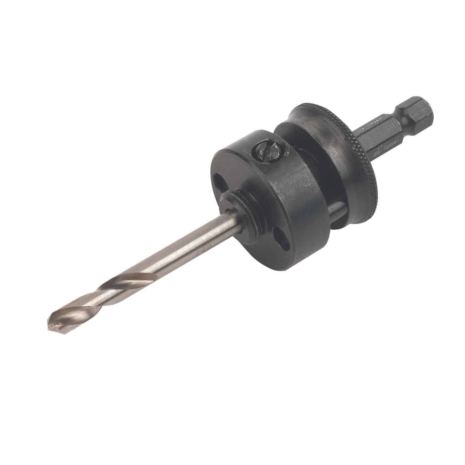 Starrett A2 Hex Shank Multi-Material Arbor with 80mm Pilot Drill (86678)