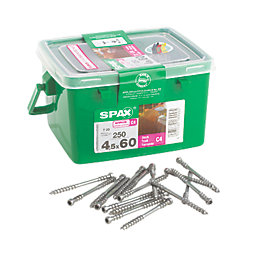 Spax  TX Cylindrical Self-Drilling Decking Screws 4.5mm x 60mm 250 Pack