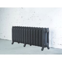 Arroll 470mm x 1154mm 4299BTU Black Cast Iron 3 Column Radiator