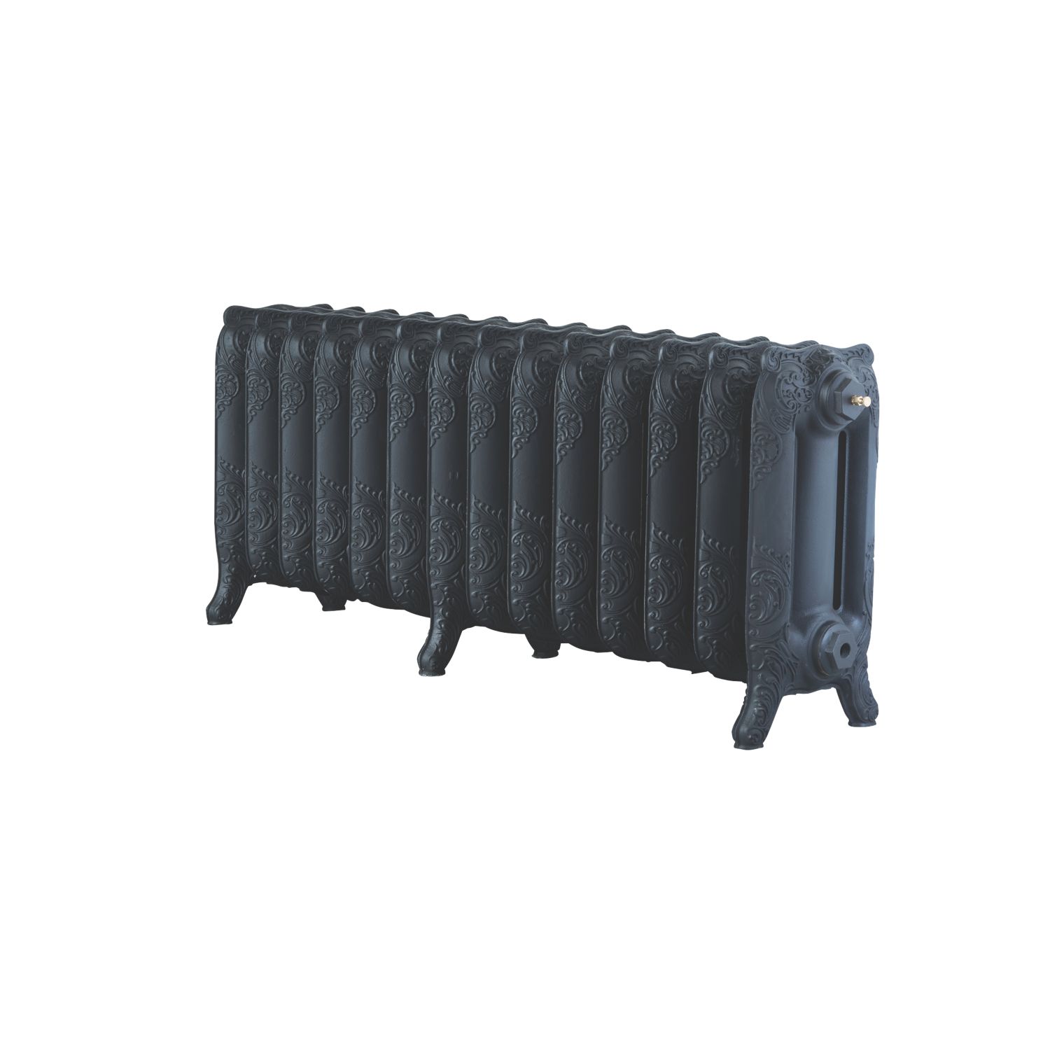 Arroll 470mm x 1154mm 4299BTU Black Cast Iron 3 Column Radiator (8669P)