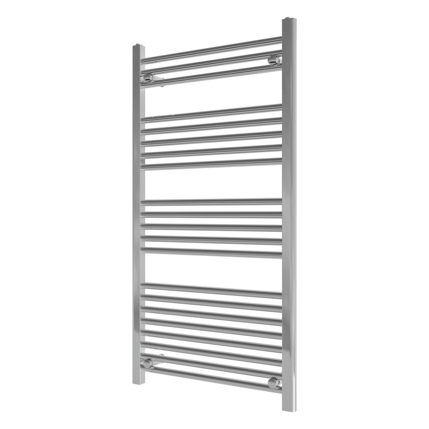 Azur 1150mm x 600mm 1054BTU Chrome Flat Towel Radiator (866AC)