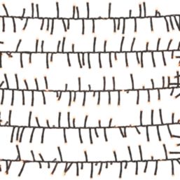 300 LED Indoor & Outdoor Warm White Cluster Christmas Lights