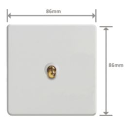 Varilight  10A 1-Gang 2-Way Toggle Light Switch  Paintable