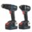 Refurb Erbauer ECD18-Li-2 / EID18-Li 18V 2 x 5.0Ah Li-Ion EXT Brushless Cordless Twin Pack