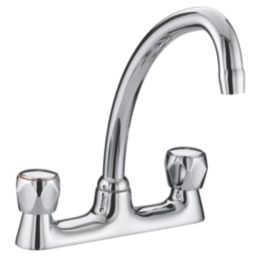 Bristan VAC BDSM C MT Club Deck Mounted Bridge Sink Mixer Chrome