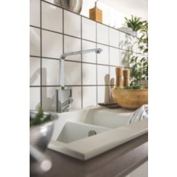 Streame by Abode Pixell Quad Single Lever Mono Mixer Kitchen Tap Chrome