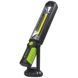 Luceco  Rechargeable LED Inspection Torch with Powerbank Green & Black 450lm