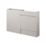 Alaska Bathroom Fitted Furniture Pack RH Vanity with Basin Pearl Grey Matt 1244mm x 355mm x 997mm