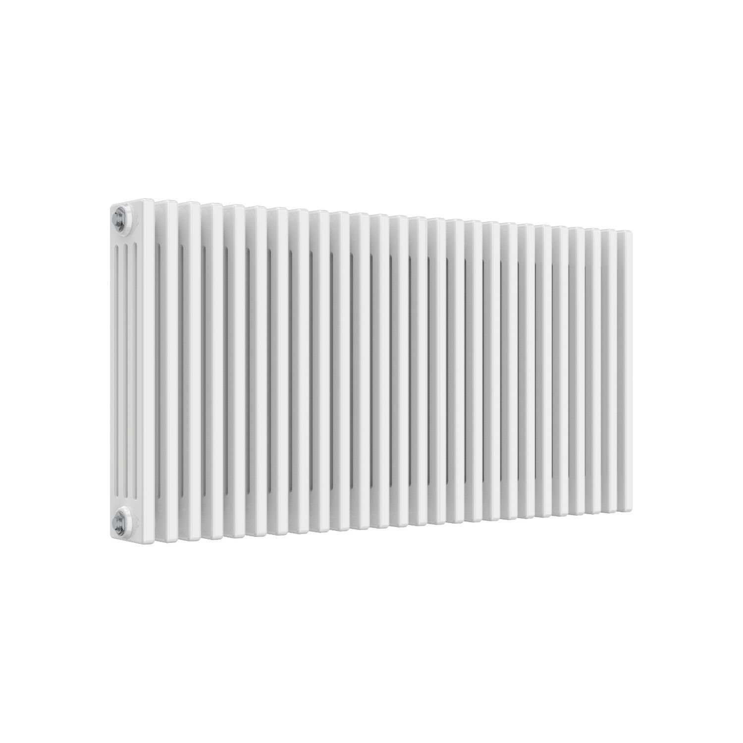 Reina 600mm x 1010mm 5729BTU White Horizontal 4 Column Radiator (866LH)