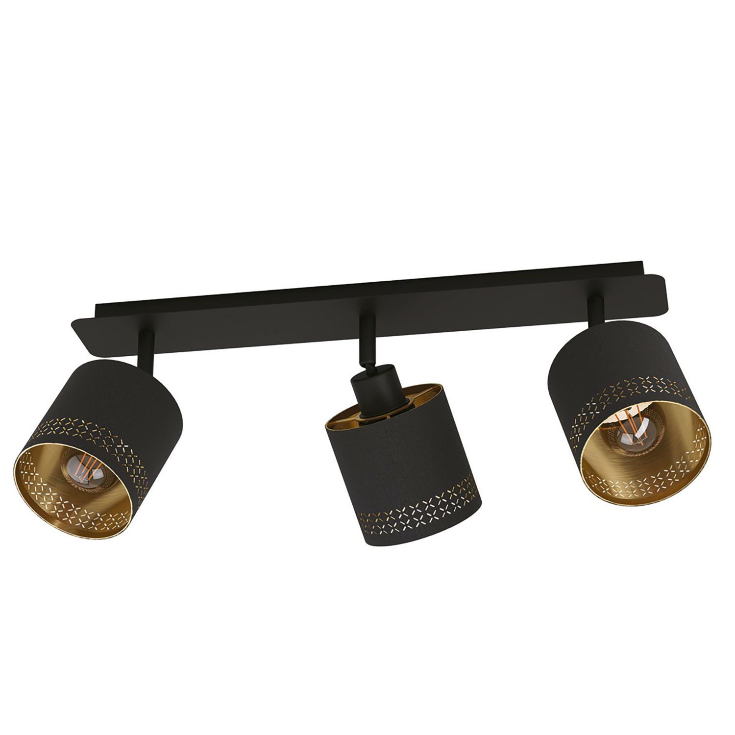 Eglo Esteperra Bar 3-Light Spotlight Black (866PL)