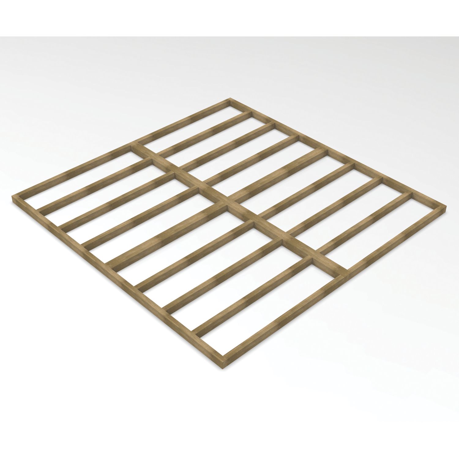 Forest 9' 6" x 10' Timber Shed Base with Assembly (866RG)