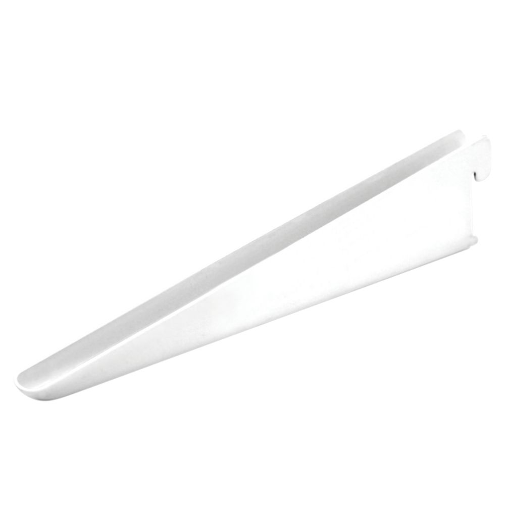 RB UK Antibacterial BioCoat Twin Slot Shelf Brackets White 270mm x 10mm ...