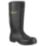 Amblers FS100 Construction Size 10  Black Steel Toe Cap Safety Wellies