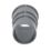 FloPlast MiniFlo Round Downpipe Socket Anthracite Grey 50mm