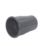 FloPlast MiniFlo Round Downpipe Socket Anthracite Grey 50mm