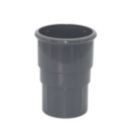 FloPlast MiniFlo Round Downpipe Socket Anthracite Grey 50mm
