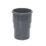 FloPlast MiniFlo Round Downpipe Socket Anthracite Grey 50mm